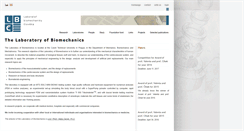 Desktop Screenshot of biomechanika.cz